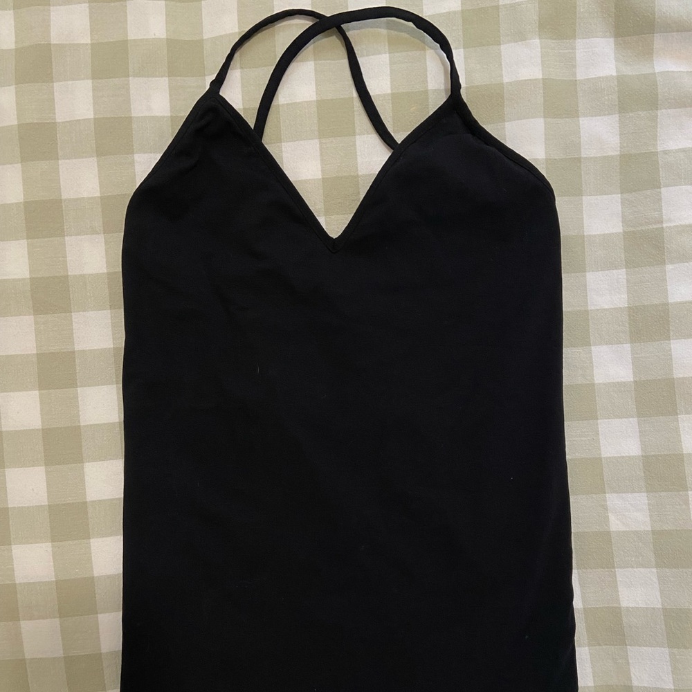 Theory Strappy Black Tank